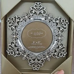 Christmas snowflake frame